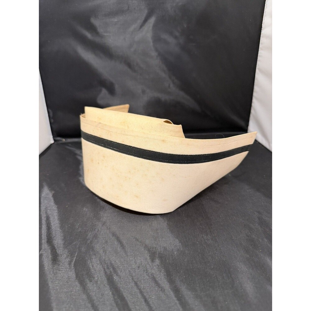 Vintage White Nurse’s Uniform Cap By Kay’s Caps With Straight Pins